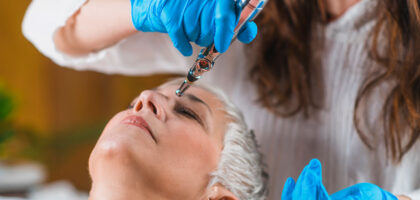 Salonumuzda dermapen cilt bakımı uygulaması